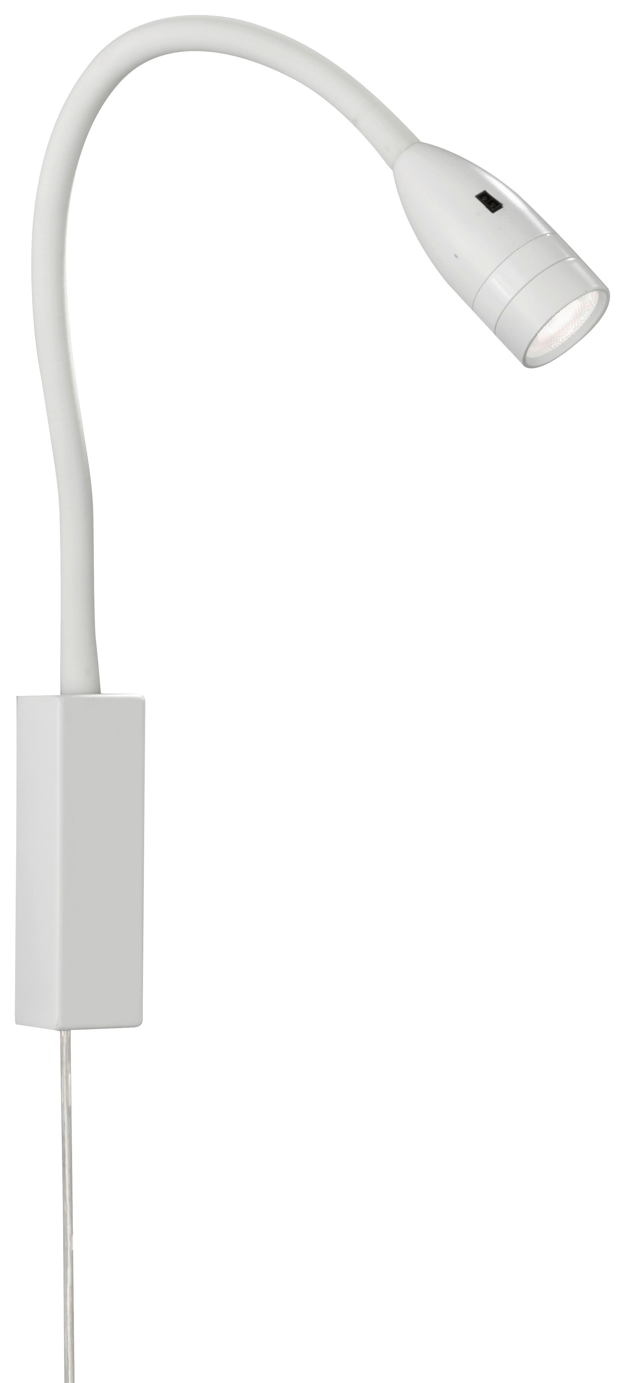 Fischer & Honsel LED-Wandspot 30169 weiß Metall B/H/T: ca. 4x61x4 cm 1 Brennstellen Sten - weiß (4,00/61,00/4,00cm) - Fischer & Honsel