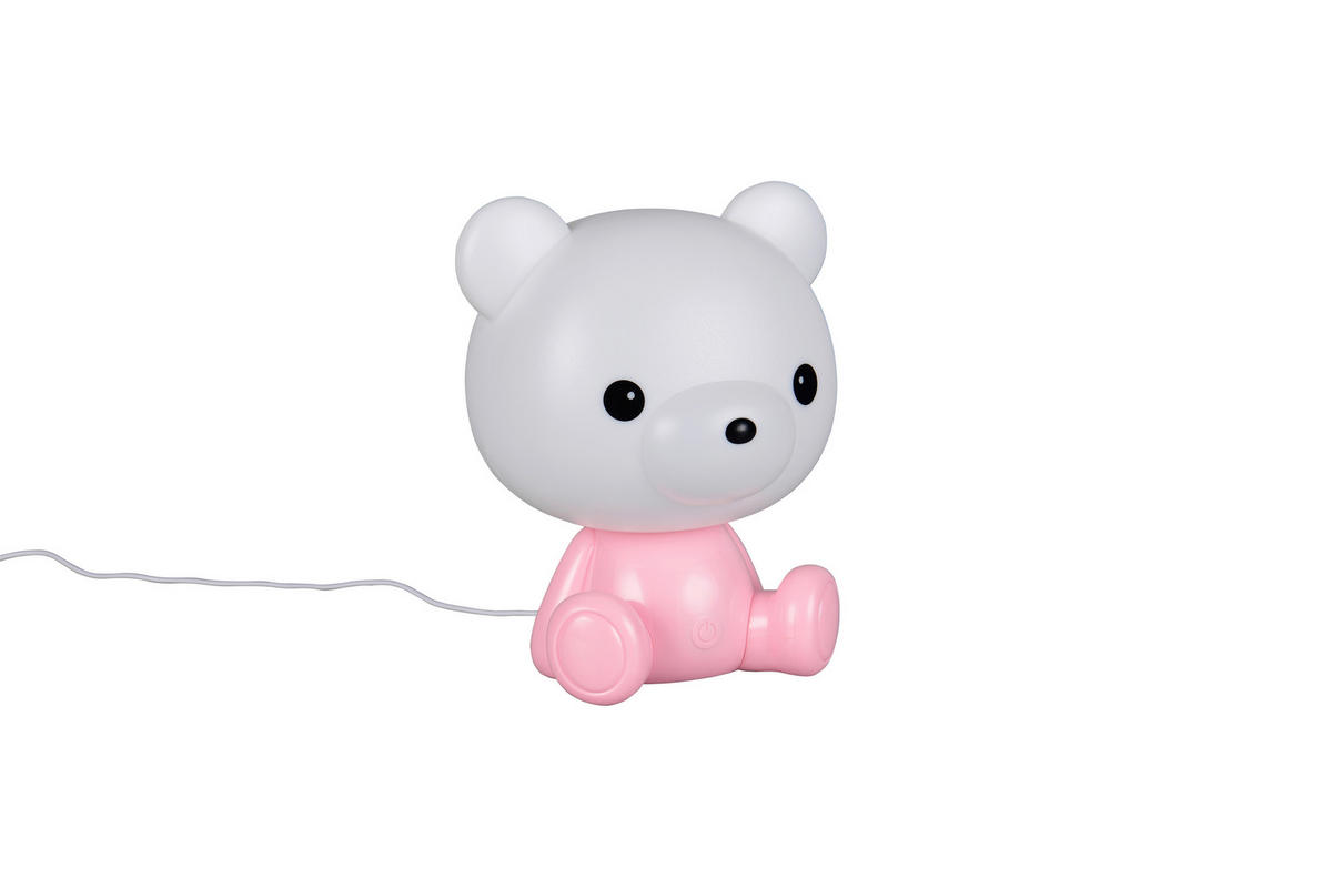 Reality LED Tischleuchte CUTIE pink Kunststoff B/H/T: ca. 21x25,5x19 cm 1 Brennstellen Cutie - pink (21,00/25,50/19,00cm) - Reality