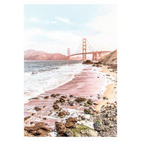 Komar Poster Golden Gate Brücke B/L: ca. 50x70 cm Golden Gate - (50,00/70,00cm) - Komar