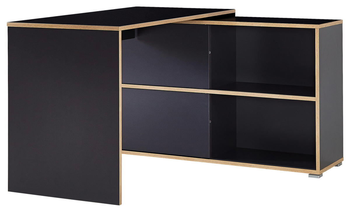 Schreibtisch anthrazit B/H/T: ca. 120x76x120 cm Schreibtisch 4036 - anthrazit (120,00/76,00/120,00cm)