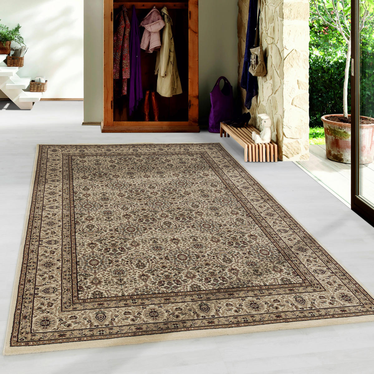 Ayyildiz Teppich KASHMIR beige B/L: ca. 80x150 cm KASHMIR - beige (80,00/150,00cm) - Ayyildiz