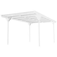 Westmann Carport 15m² B/H/L: ca. 305x232x503 cm 15m² - weiß (503,00/305,00/232,00cm) - Westmann