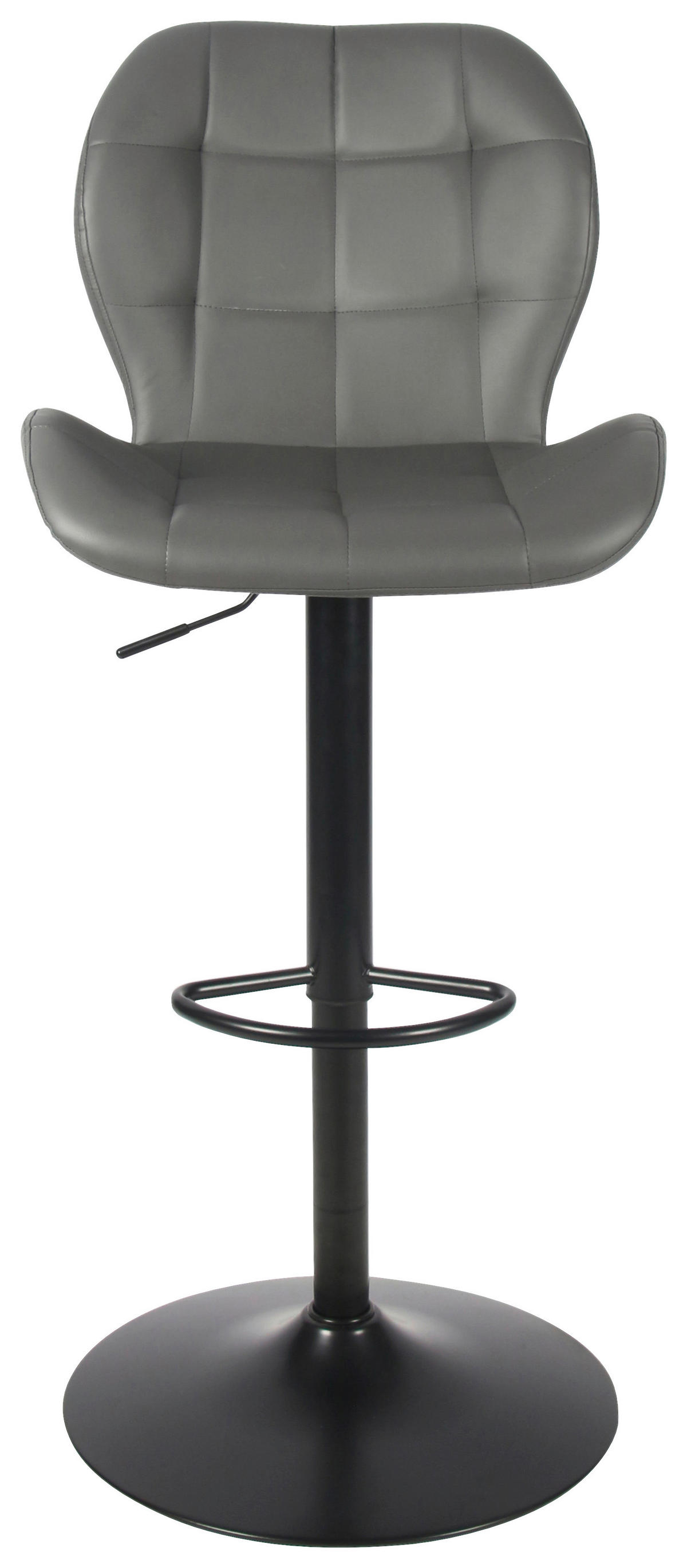 Barhocker Raja Barhocker 14626 grau Kunstleder B/H/T: ca. 53x124x41 cm Raja Barhocker 14626 - schwarz/grau (53,00/124,00/41,00cm)