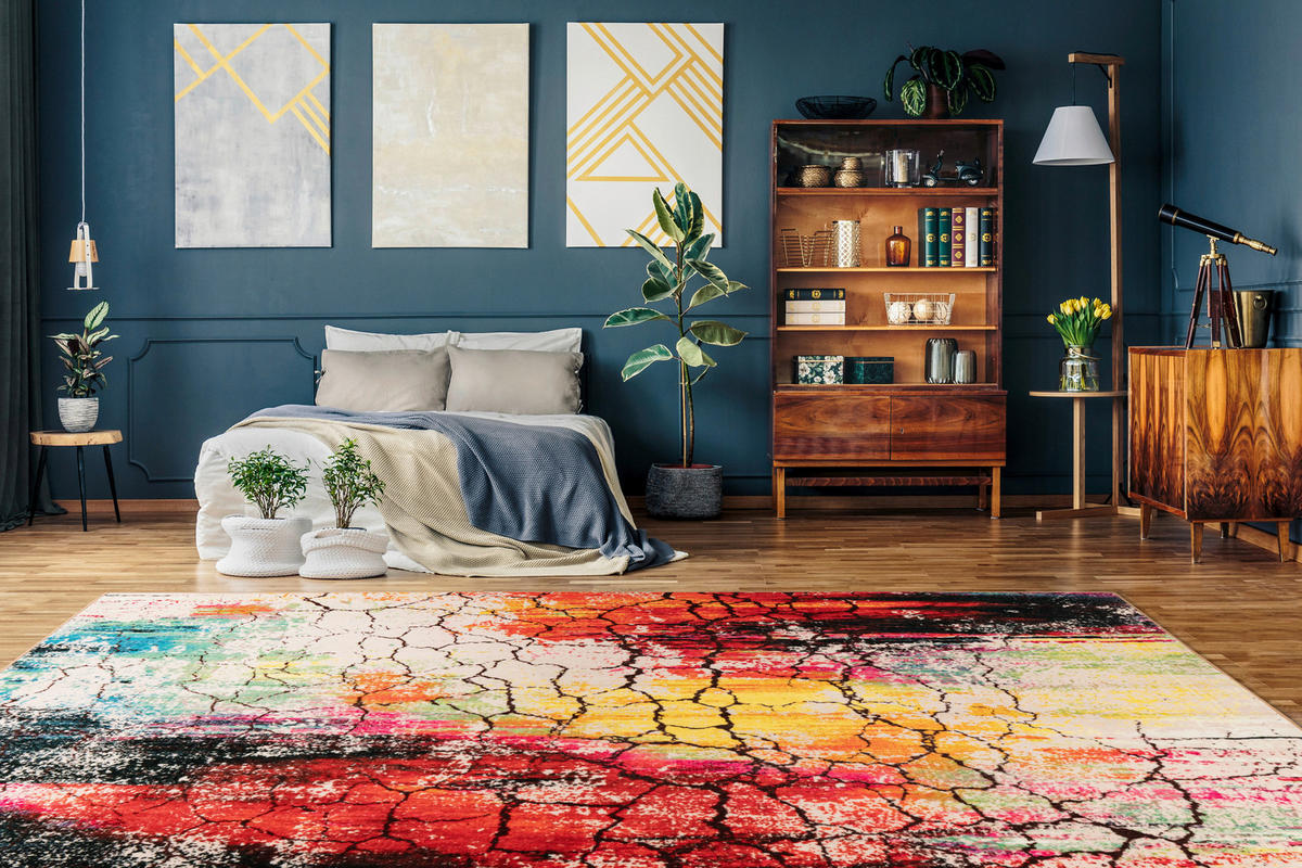 360Living Teppich Saphira multicolor B/L: ca. 120x170 cm Saphira - multicolor (120,00/170,00cm) - 360Living