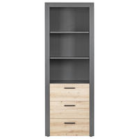 Regal Cobeto Eiche Artisan Nachbildung B/H/T: ca. 68,6x190x41,6 cm Cobeto - Eiche (68,60/190,00/41,60cm) - Inter Link