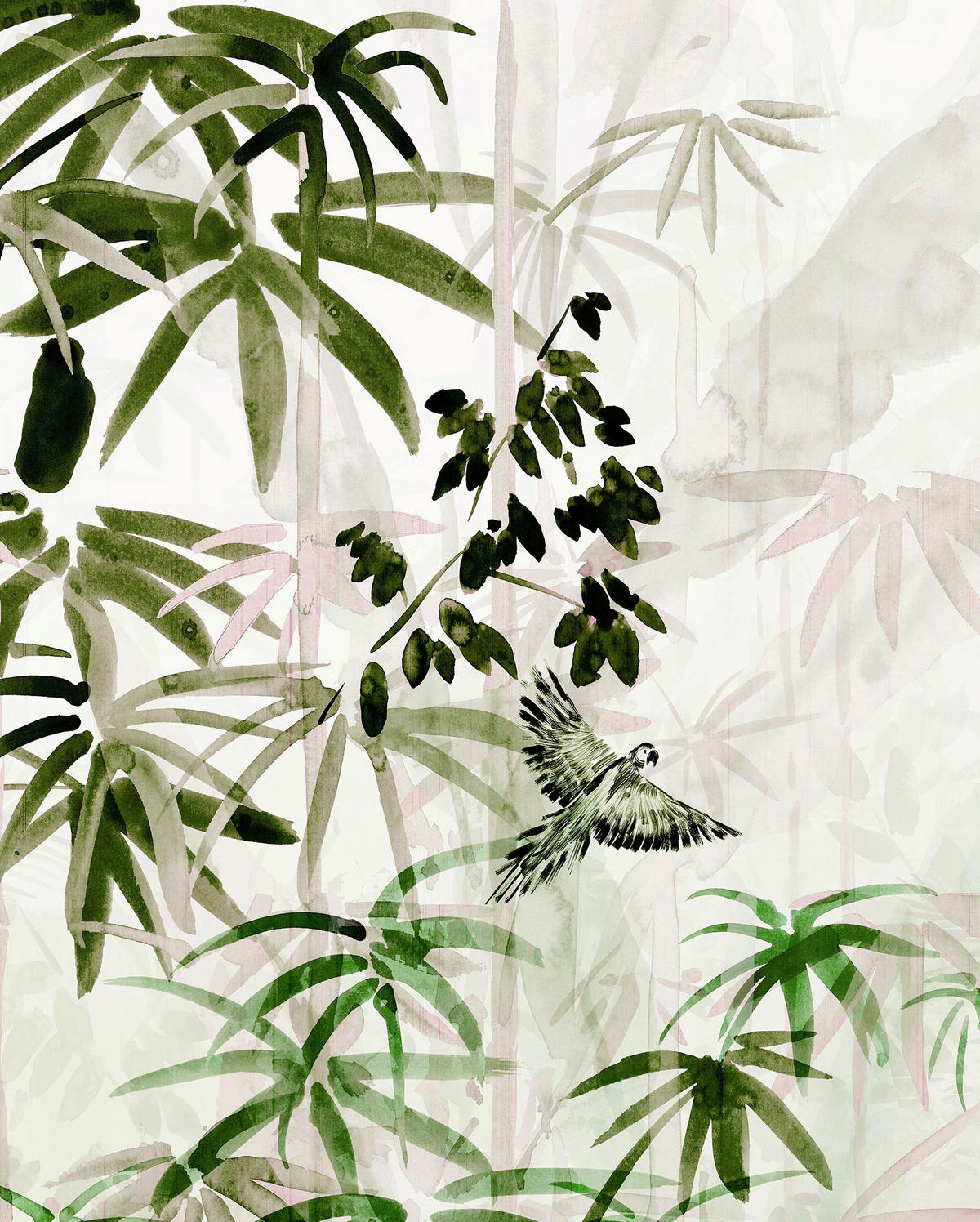 Komar Poster Bamboo Forest Bambus B/L: ca. 40x50 cm Bamboo Forest - (40,00/50,00cm) - Komar