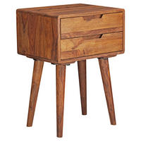 Nachtkonsole braun B/H/T: ca. 47x66x36 cm Nachtkonsole - braun (47,00/66,00/36,00cm) - Wohnling