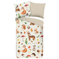 Baumwoll Bettwäsche Autumn Flanell Autumn - Multi (135,00/200,00cm) - Good Morning