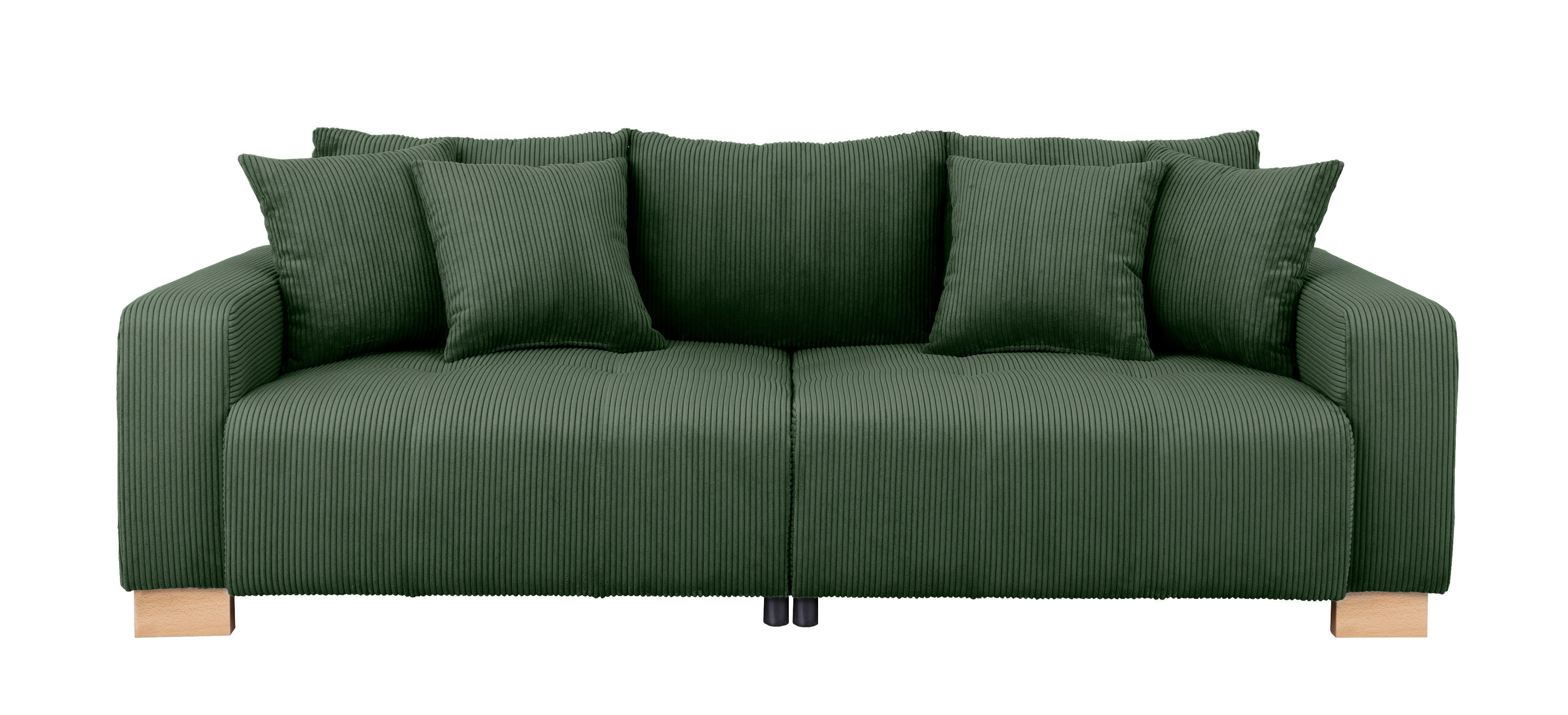 Big Sofa Alpha New grün Microfaser B/H/T: ca. 244x85x112 cm Alpha New - buche/grün (244,00/85,00/112,00cm)