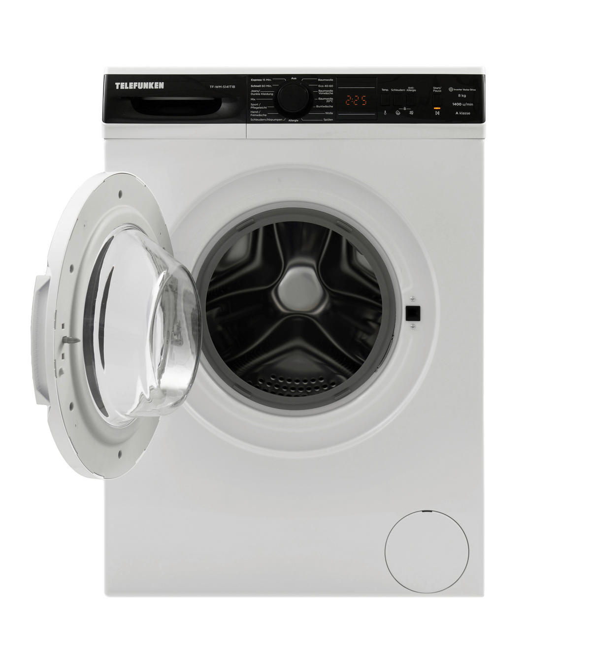 TELEFUNKEN Waschmaschine TF-WM-5141T1B weiß B/H/T: ca. 60x85x53 cm ca. 8 kg Waschmaschine TF-WM-5141T1B - weiß (60,00/85,00/53,00cm) - TELEFUNKEN