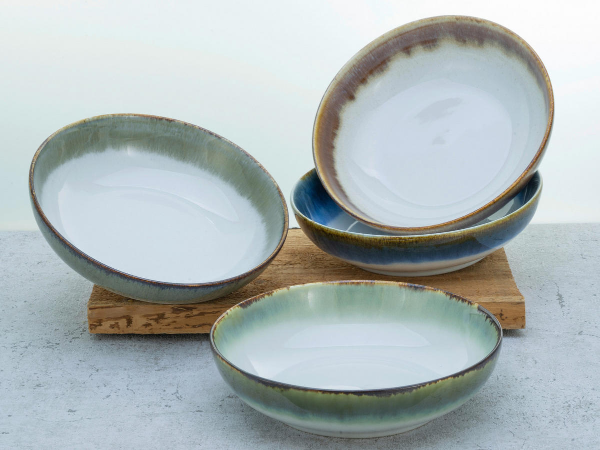 CreaTable Müslischalenset Cascade Bowls Mix Poke bunt Steinzeug Cascade Bowls Mix Poke - bunt - CreaTable