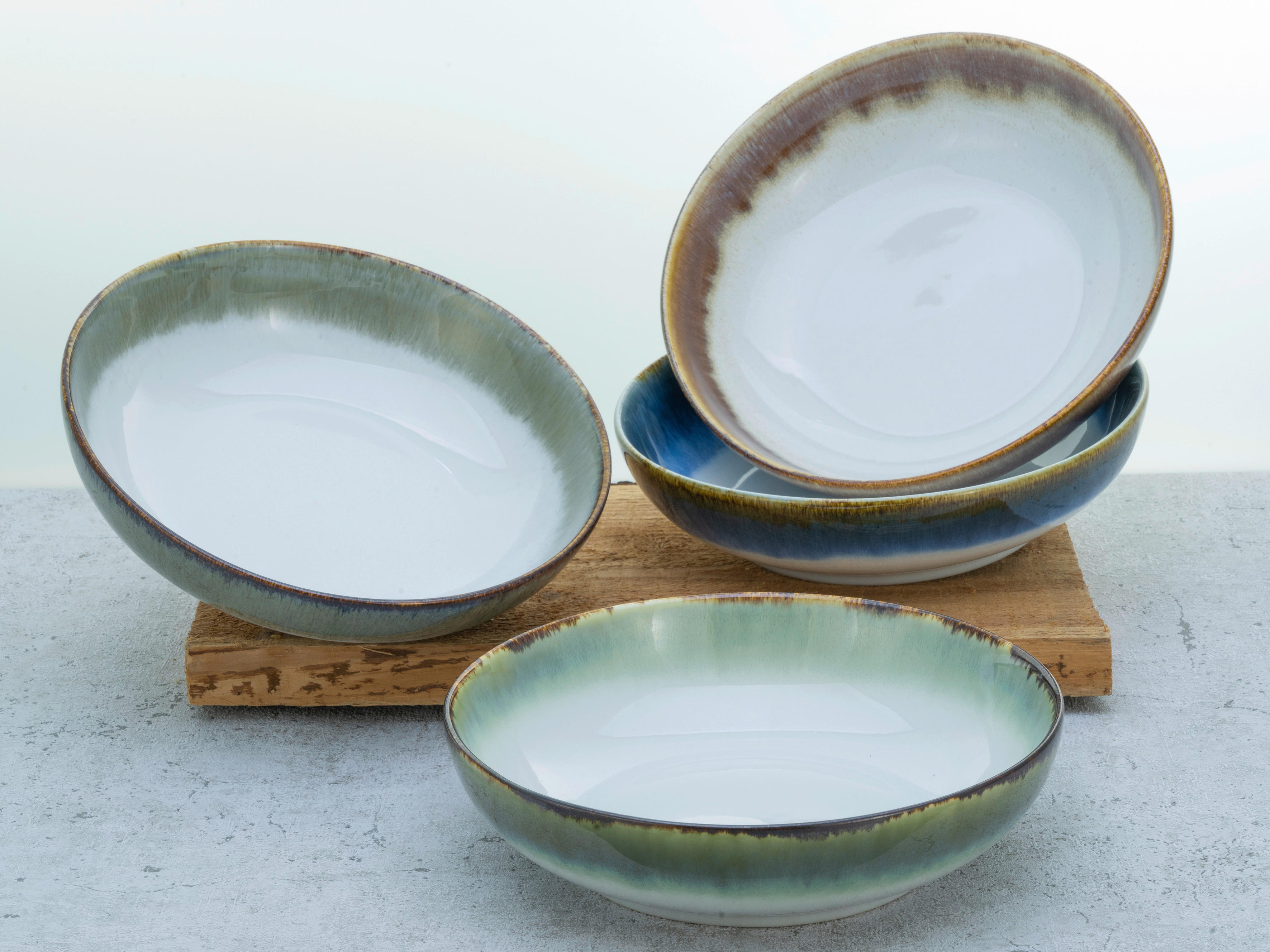 Thumbnail - CreaTable Müslischalenset Cascade Bowls Mix Poke bunt Steinzeug