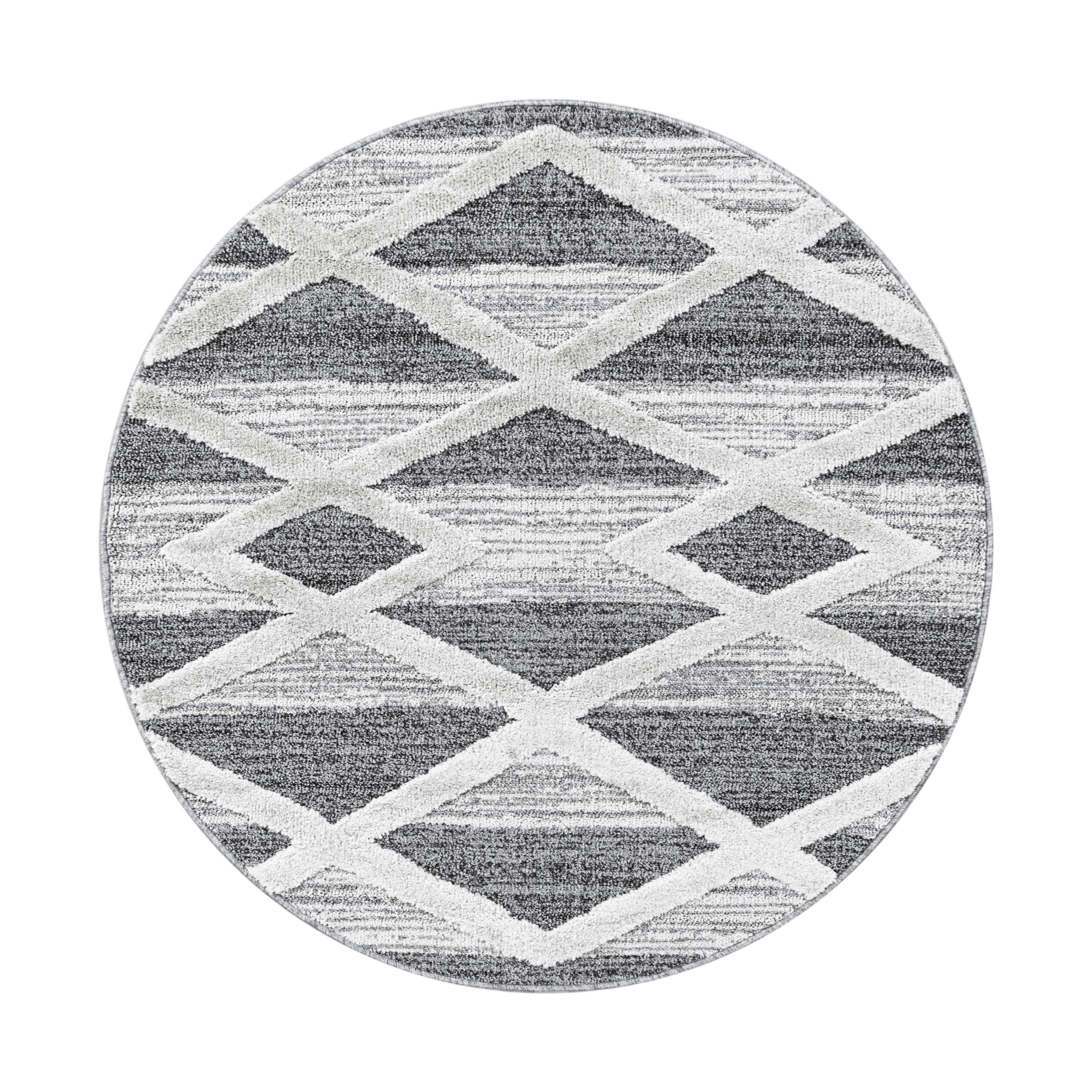 Ayyildiz Teppich PISA grau D: ca. 160 cm PISA - grau (160,00cm) - Ayyildiz