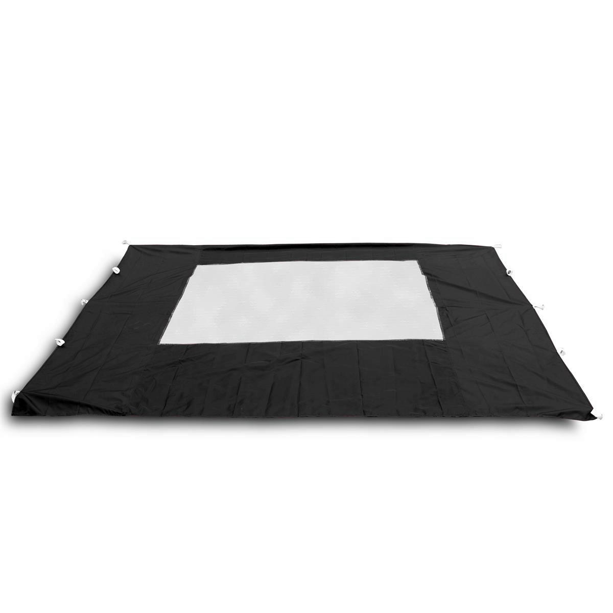 VCM Pavillon PROFI schwarz Polyester-Mischgewebe B/H/L: ca. 300x220x300 cm PROFI - schwarz (300,00/300,00/220,00cm) - VCM