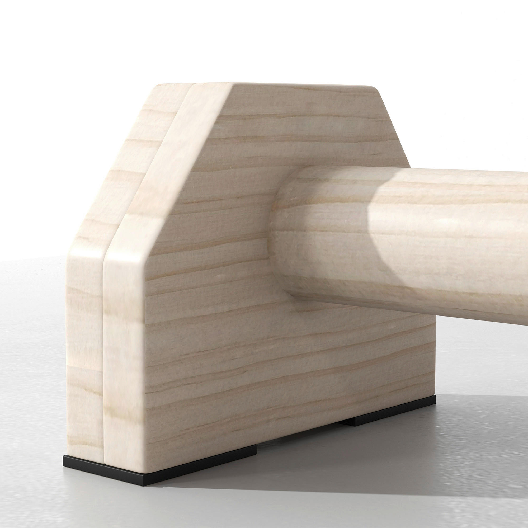 Thumbnail - SPORTNOW Liegestützgriffe natur Buche B/H/L: ca. 13x10x30 cm