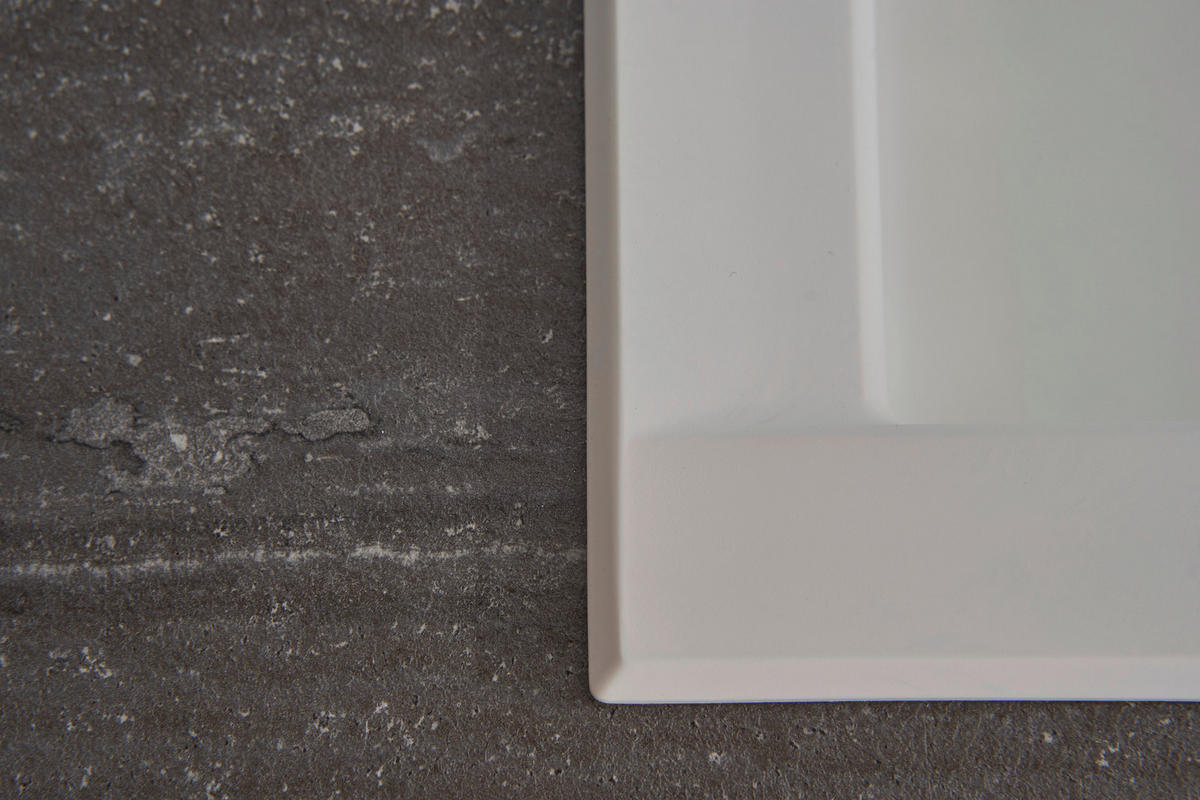 Respekta Einbauspüle Houston 80 x 50 W weiß Mineralite B/H/T: ca. 80x21x50 cm Houston 80 x 50 W - weiß (80,00/21,00/50,00cm) - Respekta