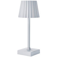 POCOline Tischleuchte weiß Kunststoff B/L/D: ca. 11x11x26 cm Batterie-Tischleuchte_Lana - weiß (11,00/11,00cm) - POCOline