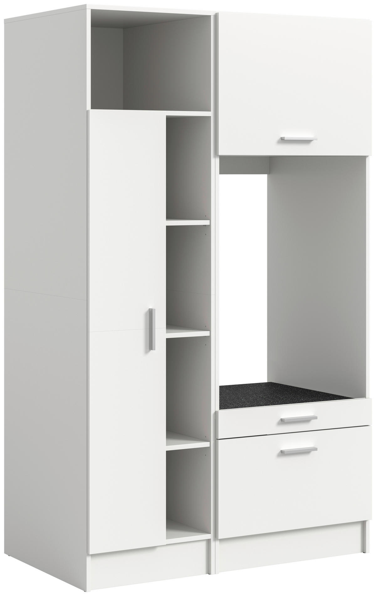 Waschmaschinenumbauschrank Free weiß B/H/T: ca. 116x195x68 cm Free - weiß (116,00/195,00/68,00cm) - xonox.home