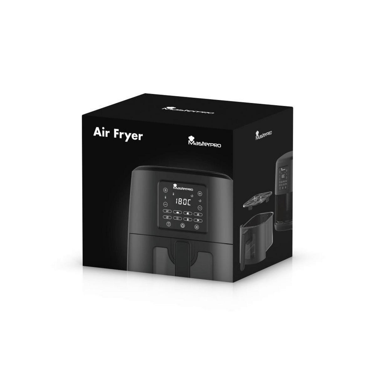 Masterpro Heißluftfritteuse schwarz Kunststoff ca. 4 l Heißluftfritteuse_Masterpro - schwarz (4,00l) - MASTERPRO
