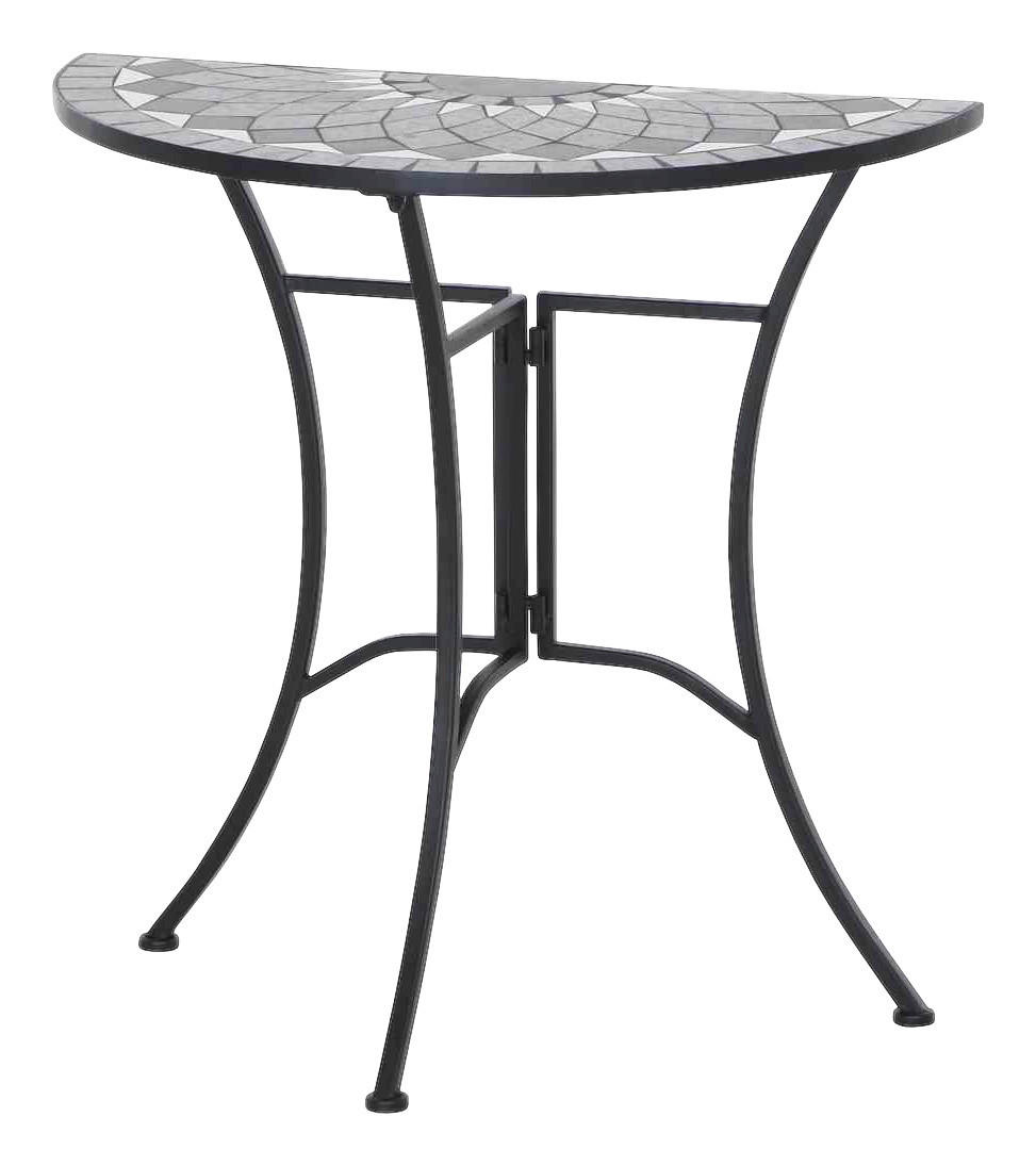 Gardamo Gartentisch COMO schwarz Stahl COMO - schwarz - Gardamo