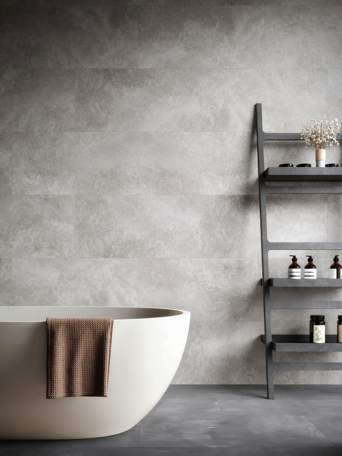 Click-Vinylboden Nebbia ca. 1,92m² im Paket  B/L: ca. 40x80 cm pro Paket Nebbia ca. 1,92m² im Paket - (80,00/40,00/0,40cm)