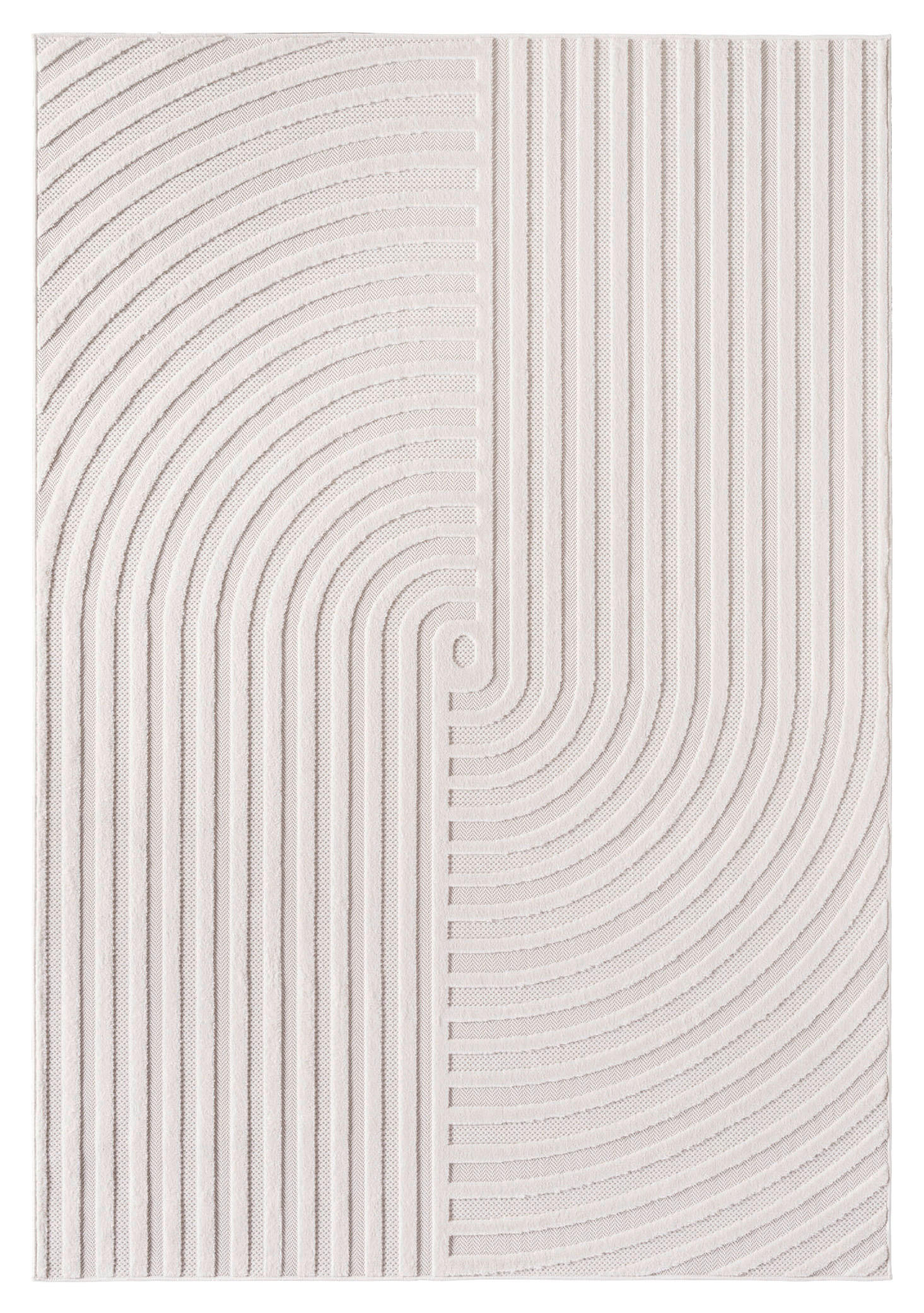 Ayyildiz Kurzflorteppich DOHA creme B/L: ca. 280x370 cm DOHA - creme (280,00/370,00cm) - Ayyildiz