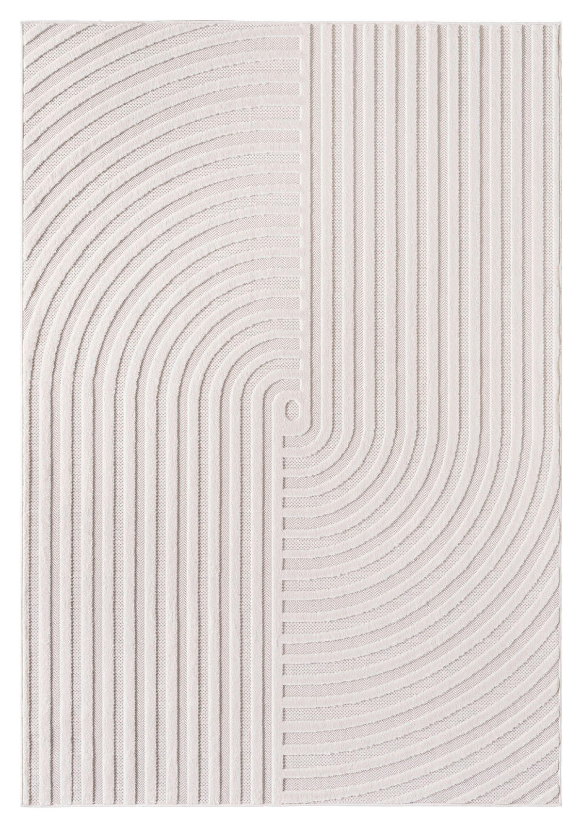 Ayyildiz Kurzflorteppich DOHA creme B/L: ca. 200x290 cm DOHA - creme (200,00/290,00cm) - Ayyildiz
