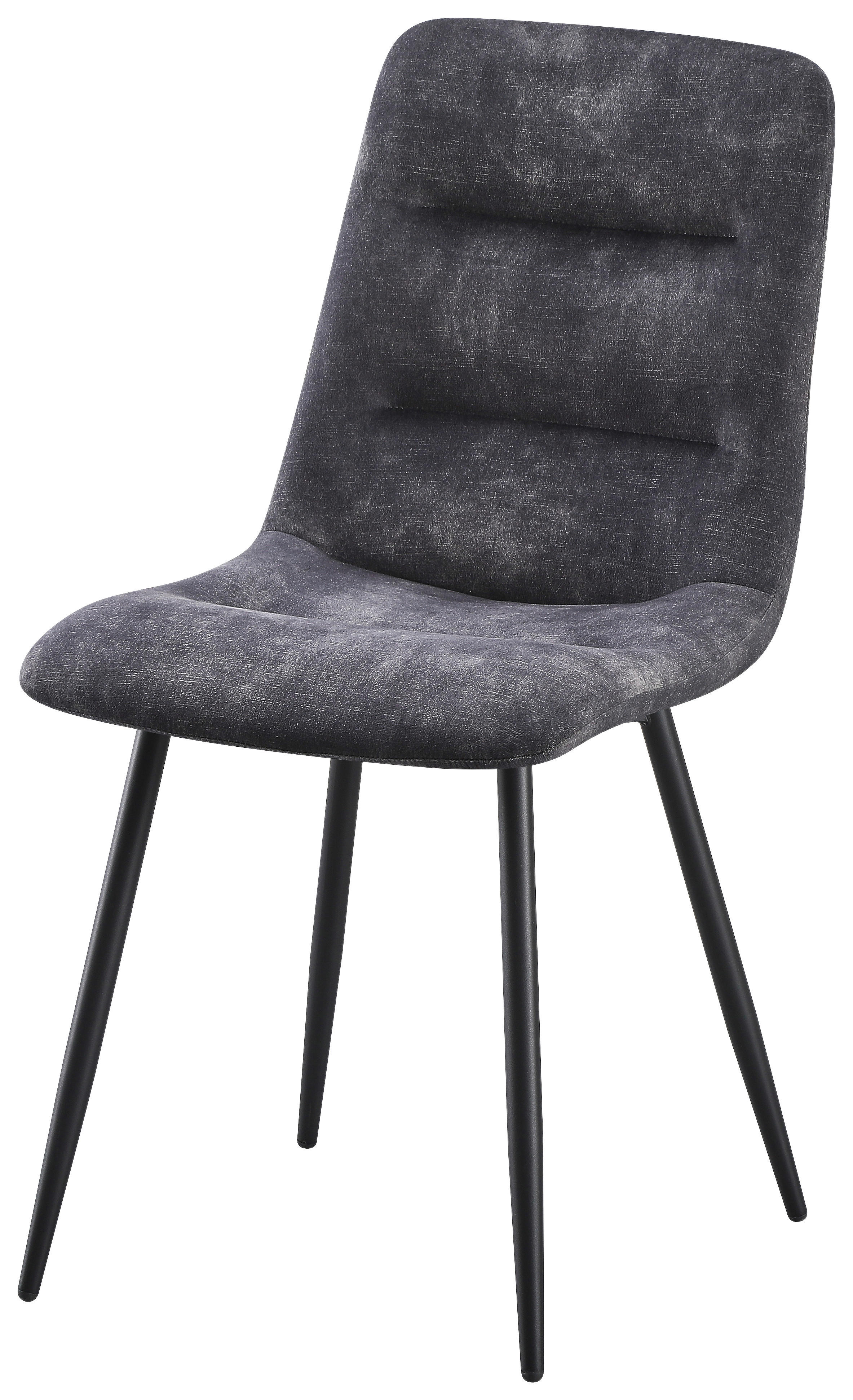 Stuhl Basti anthrazit Polyester B/H/T: ca. 45x87x43 cm Basti - schwarz/anthrazit (45,00/87,00/43,00cm)