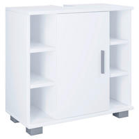 Waschbeckenunterschrank Zalo weiß B/H/T: ca. 60x58x30 cm Zalo - weiß (60,00/58,00/30,00cm) - VCM Möbel