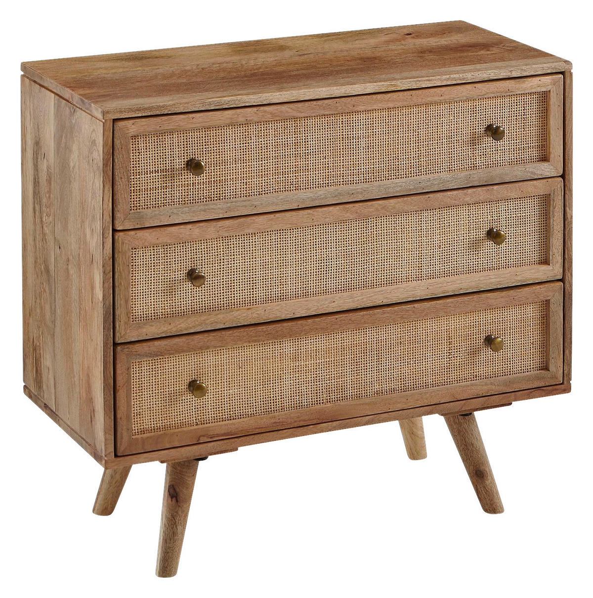 Sideboard natur B/H/T: ca. 80x75x40 cm Sideboard - natur (80,00/75,00/40,00cm) - Wohnling