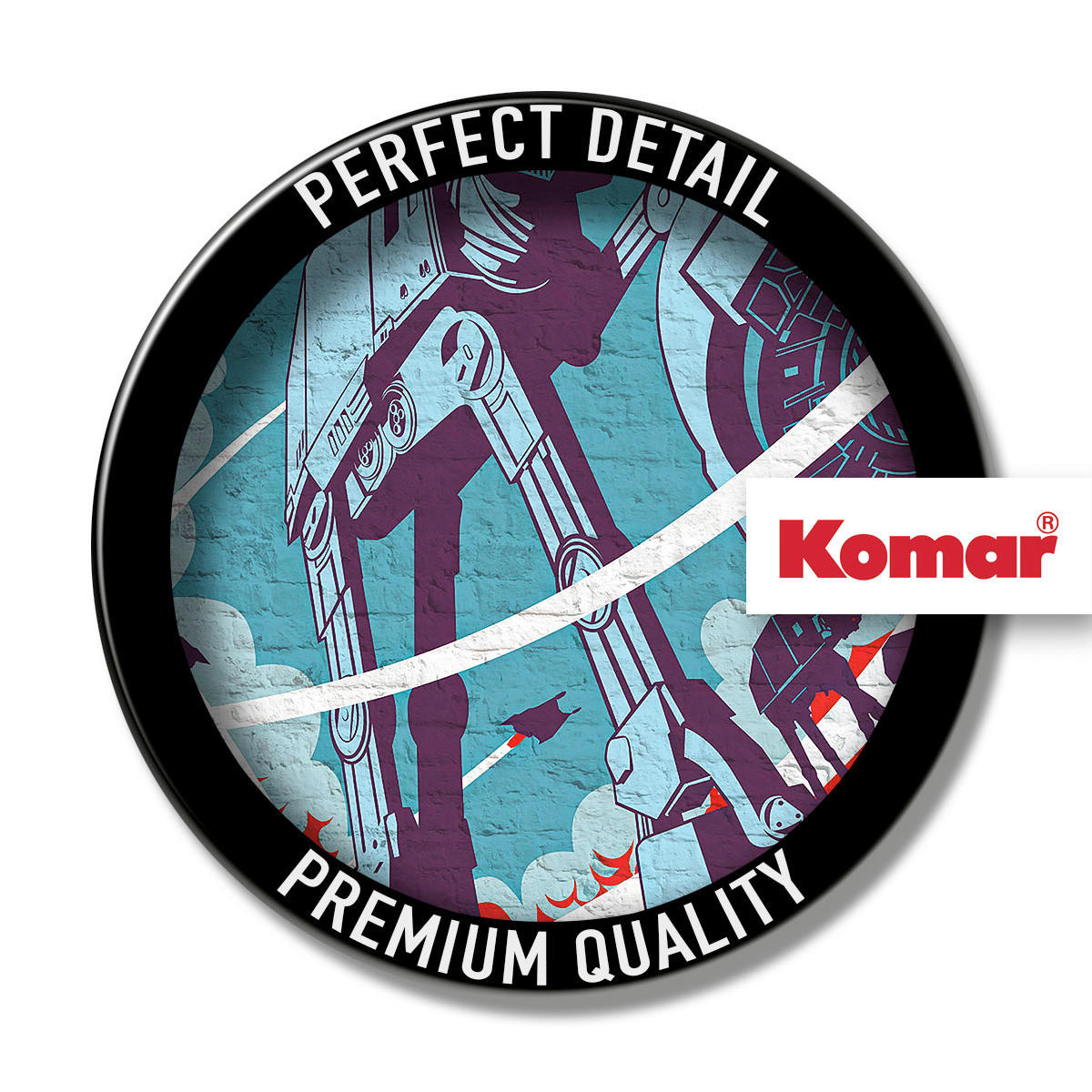 Komar Fototapete Star Wars Classic Concrete Hoth B/L: ca. 200x280 cm Star Wars Classic Concrete Hoth - (200,00/280,00cm) - Komar