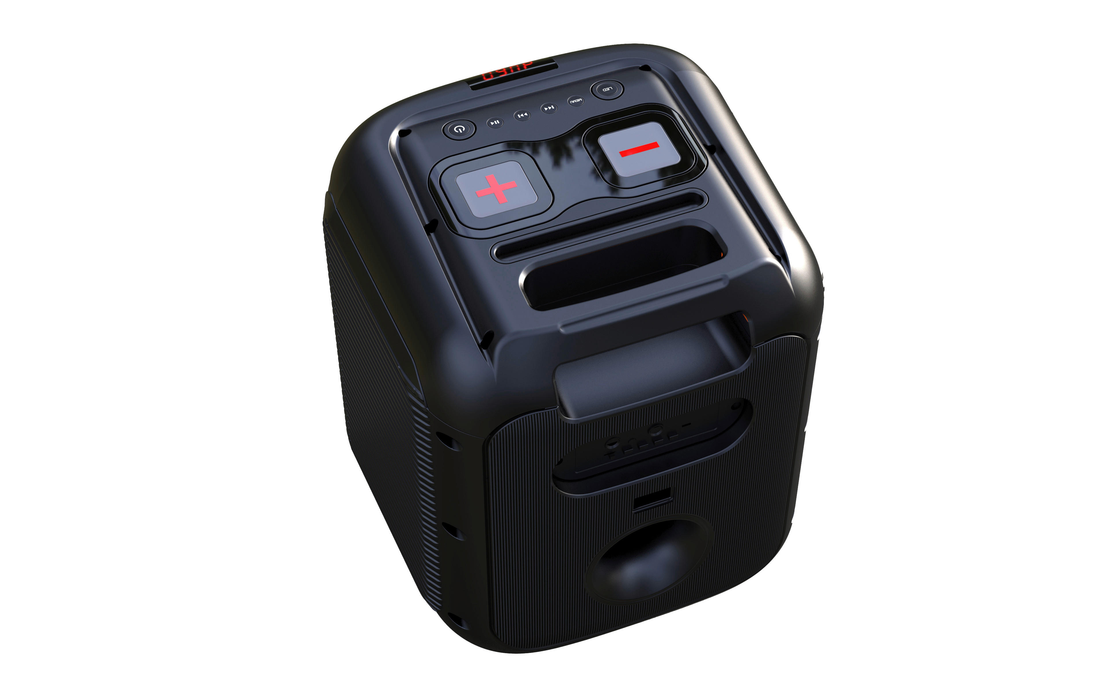 Thumbnail - Denver Lautsprecher schwarz B/H/L: ca. 35x50x35 cm