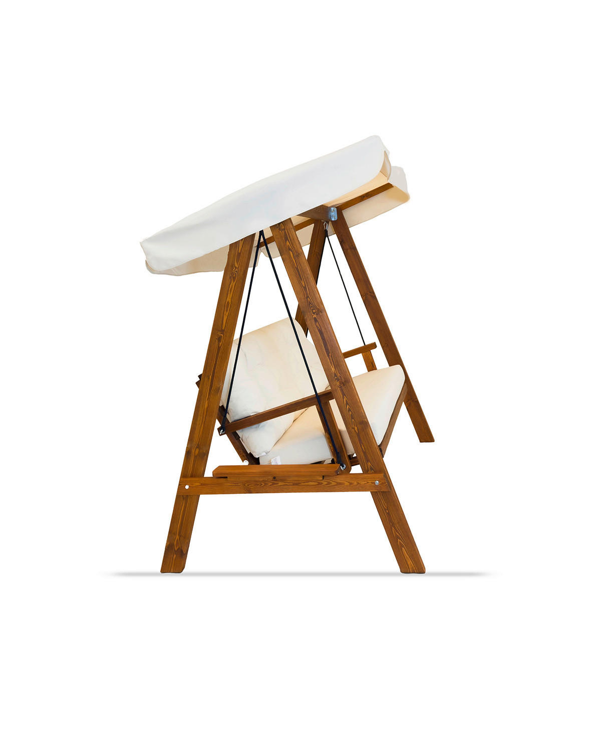 Westmann Hollywoodschaukel Pera beige Holz B/H/L: ca. 203x180x116 cm Pera - beige (116,00/203,00/180,00cm) - Westmann