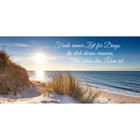 Keilrahmenbild Strand B/H: ca. 70x33 cm Keilrahmenbild 33x70cm - (70,00/33,00cm)