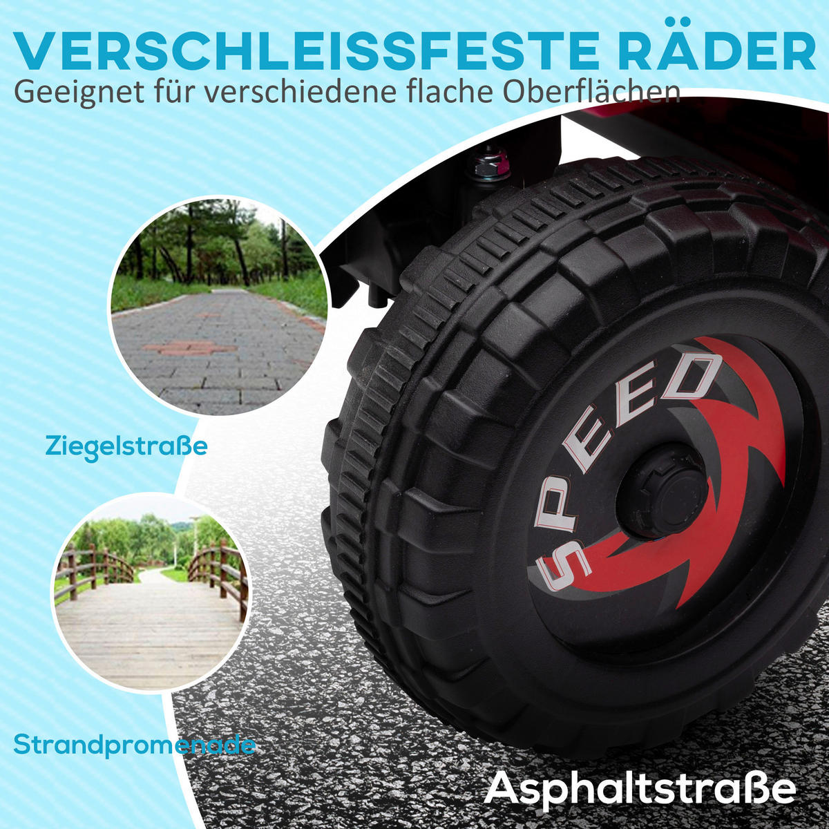 HOMCOM Elektroauto für Kinder rosa B/H/L: ca. 41,5x48,5x70 cm Elektroauto für Kinder - rosa (70,00/41,50/48,50cm) - HOMCOM