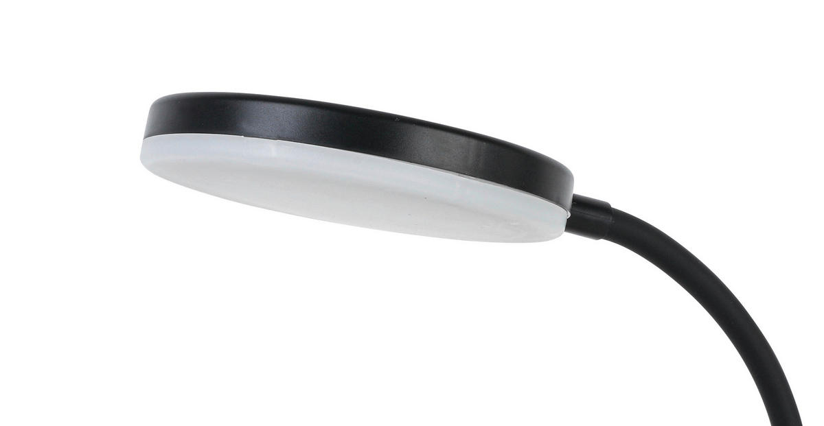 Nolo Tischleuchte schwarz Kunststoff B/H/L: ca. 6,5x52x14 cm LED-Klemmtischleuchte_Noah - schwarz (14,00/6,50/52,00cm) - Nolo