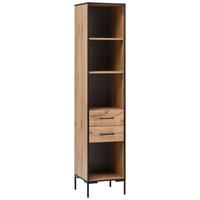 Regal Serie 2000 Eiche Landhaus Nachbildung B/H/T: ca. 40,2x194,2x39 cm Serie 2000 - Eiche (40,20/194,20/39,00cm) - Möbelpartner