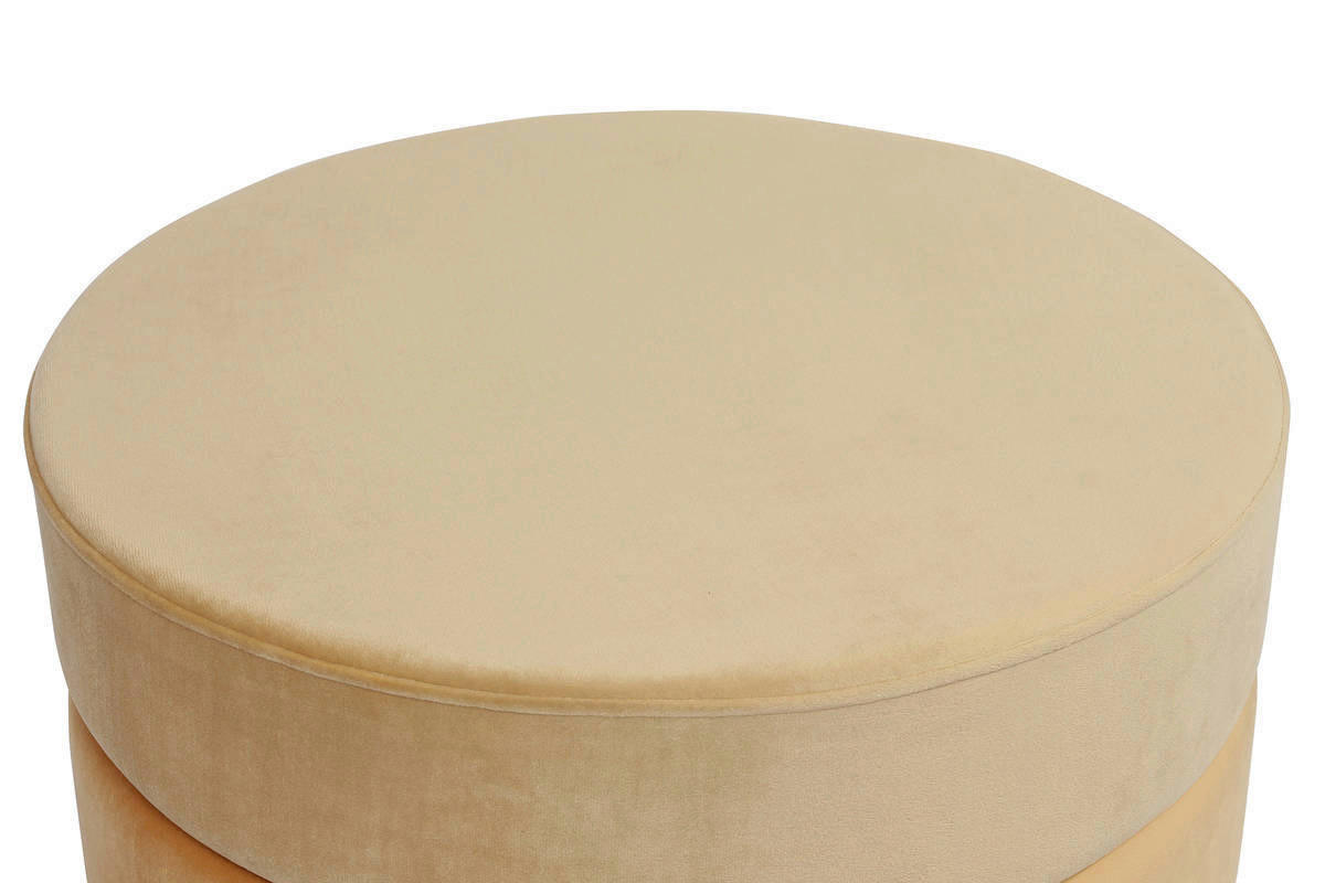 360 Living Hocker Elyse 101 orange H/D: ca. 42x50 cm Elyse 101 - orange (50,00/42,00cm) - 360 Living