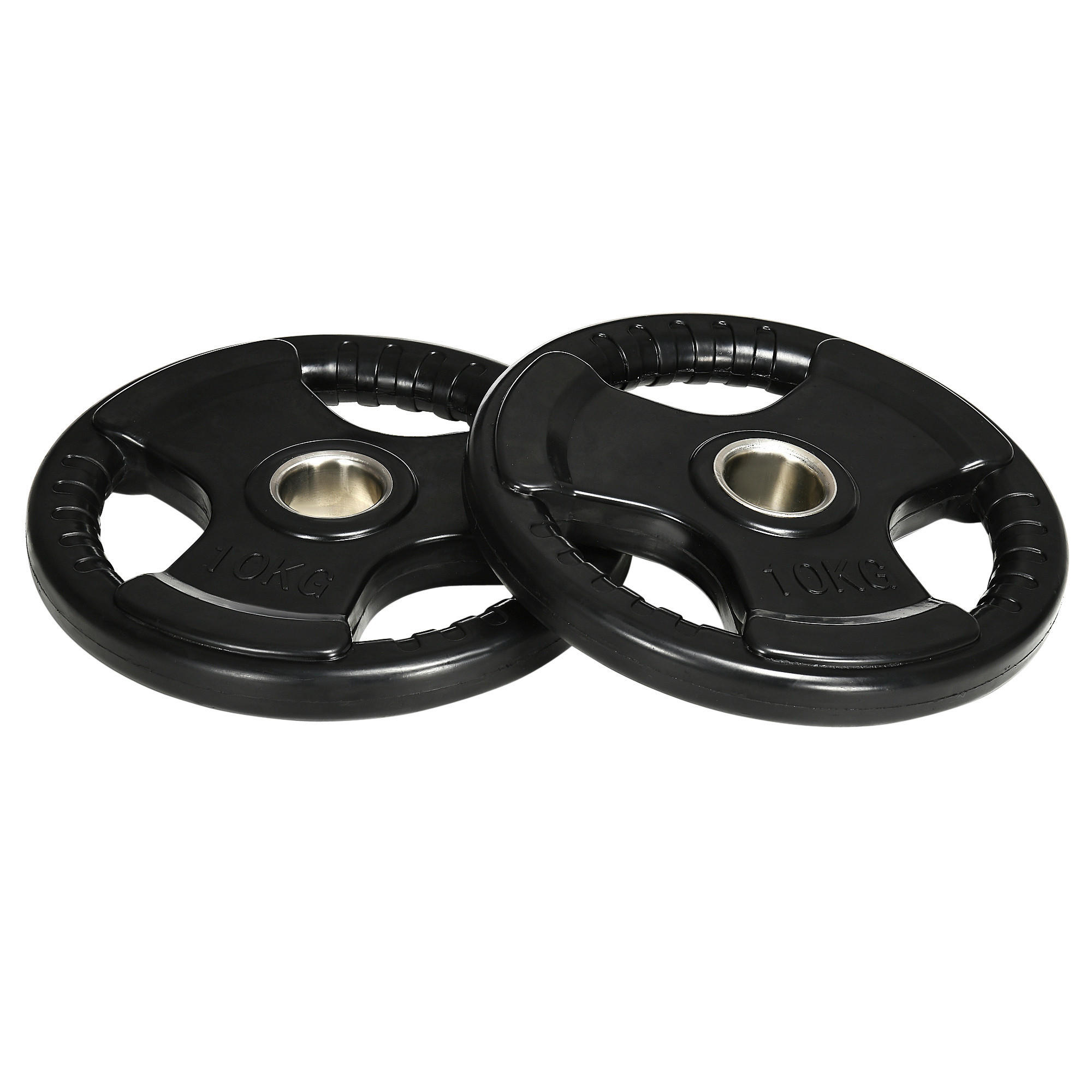 SPORTNOW Hantelscheibe schwarz Edelstahl B/H/L: ca. 32x32x4 cm Hantelscheibe - schwarz (4,00/32,00/32,00cm) - SPORTNOW