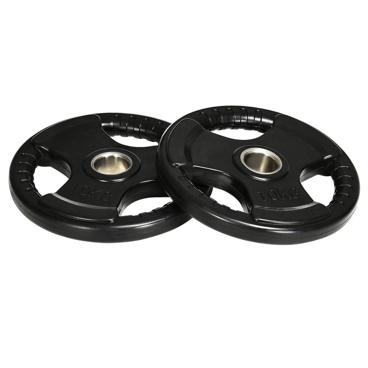 SPORTNOW Hantelscheibe schwarz Edelstahl B/H/L: ca. 32x32x4 cm Hantelscheibe - schwarz (4,00/32,00/32,00cm) - SPORTNOW