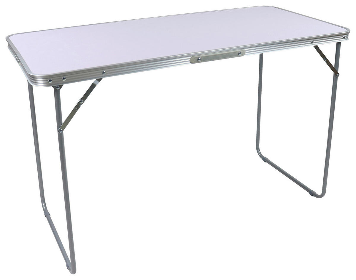 VCM Campingtisch Galdas weiß Metall B/H/T: ca. 110x70x53 cm Galdas - weiß (110,00/70,00/53,00cm) - VCM