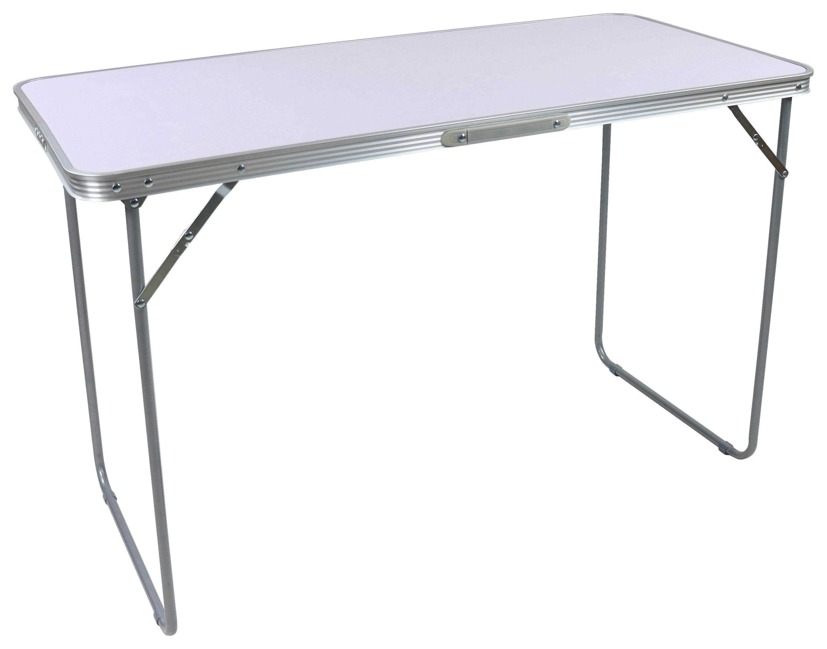 VCM Campingtisch Galdas weiß Metall B/H/T: ca. 110x70x53 cm