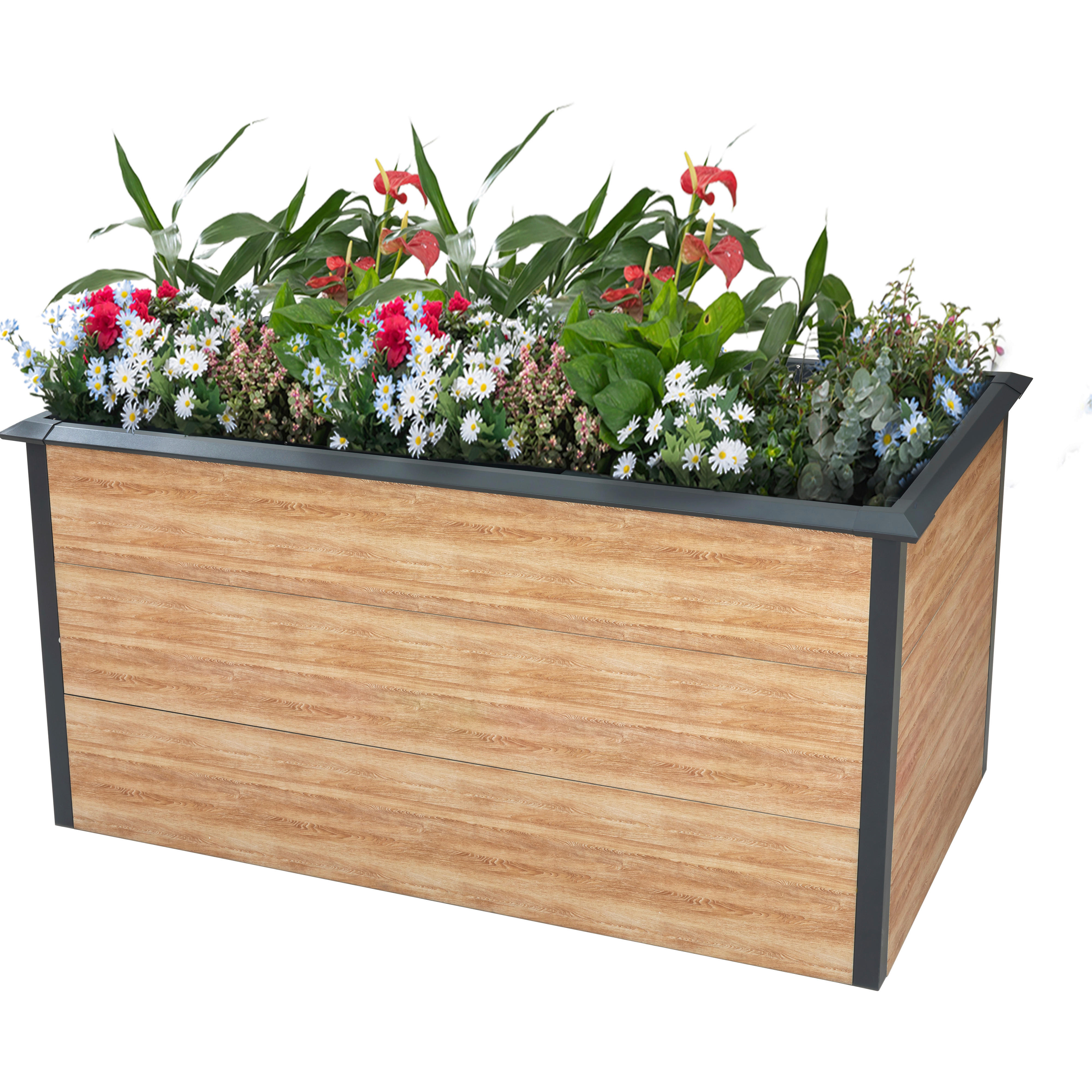 Westmann Hochbeet Primus-Multi L natur Metall B/H/L: ca. 150x77x75 cm Primus-Multi L - natur (75,00/150,00/77,00cm) - Westmann