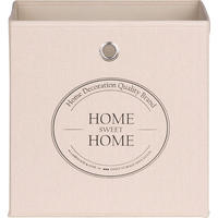 Motivbox Home beige B/H/T: ca. 32x32x32 cm Home - beige (32,00/32,00/32,00cm)