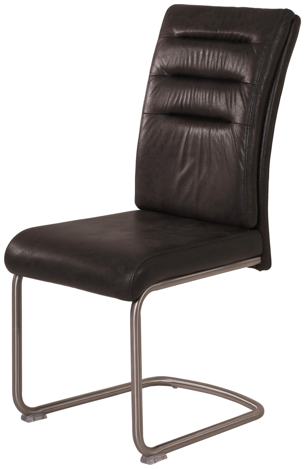 Schwingstuhl Paula 4er Set anthrazit Vintage Microfaser B/H/T: ca. 45x102x65 cm Paula 4er Set - anthrazit (45,00/102,00/65,00cm) - Hela