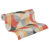 A.S.Creation Vliestapete beige rot B/H/D: ca. 53x1005x8,2 cm Vliestapete - beige/rot (8,20/1005,00cm) - A.S.Creation