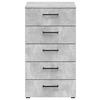 Kommode Multi-Stauraum Typ 14 Beton Optik B/H/T: ca. 45x83x40 cm Multi-Stauraum Typ 14 - Beton (45,00/83,00/40,00cm)