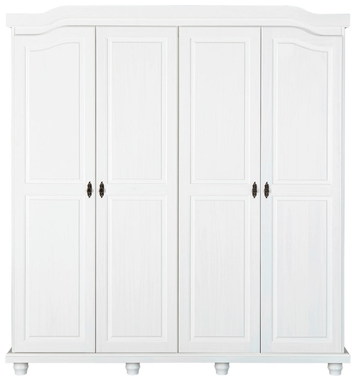 Kleiderschrank Isny weiß B/H/T: ca. 182x198x60 cm Isny - weiß (182,00/198,00/60,00cm) - Inter Link