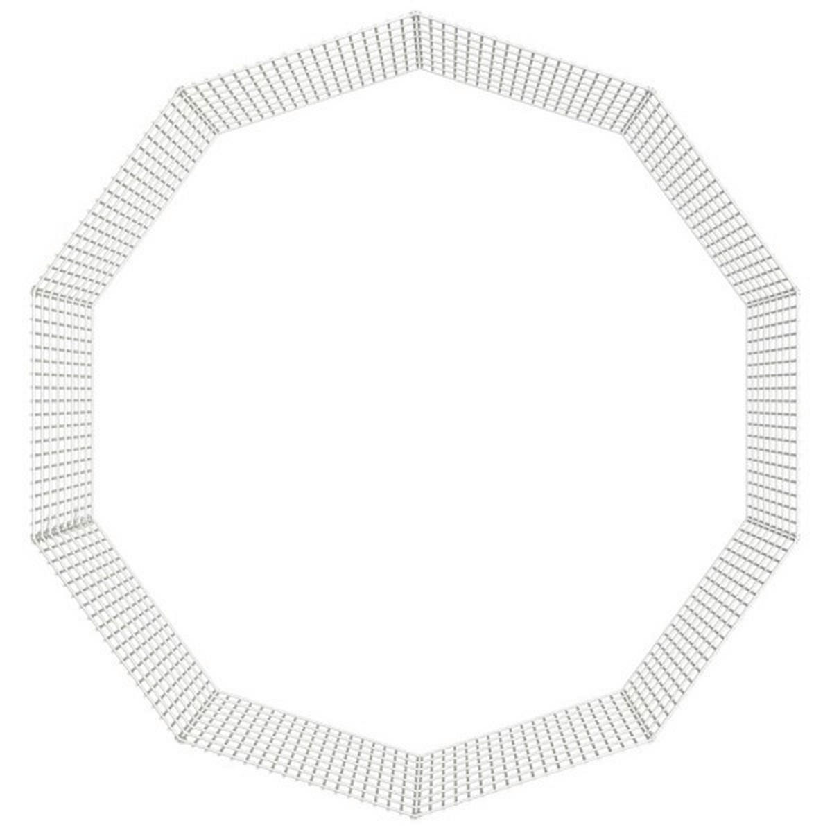 vidaXL Tiergehege silber Eisen B/H: ca. 54x80 cm Tiergehege - silber (54,00/80,00cm) - vidaXL