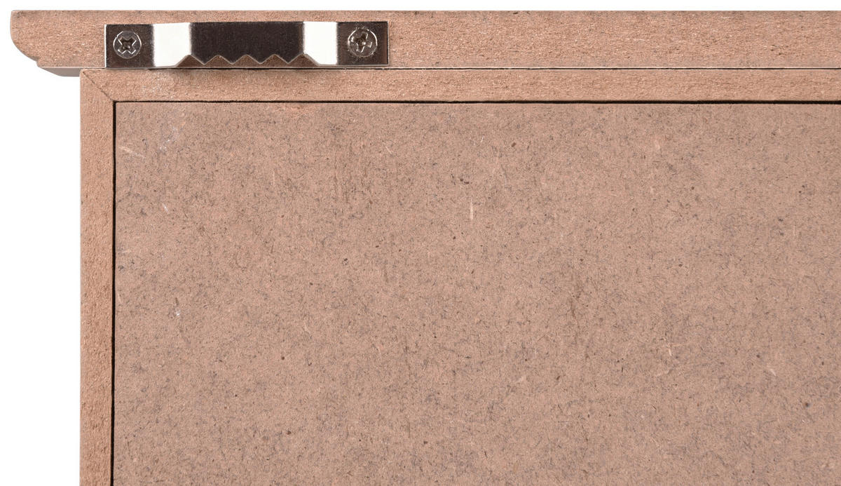 Schlüsselkasten Irena Eiche schwarz MDF B/H/T: ca. 20x30x7 cm Irena - Eiche/schwarz (20,00/30,00/7,00cm)